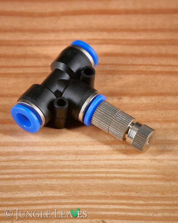 Fine mist nozzle 0.4 mm with connector incl. fine filter and anti-drip  function